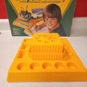 Vintage Crayola Revolving Caddy